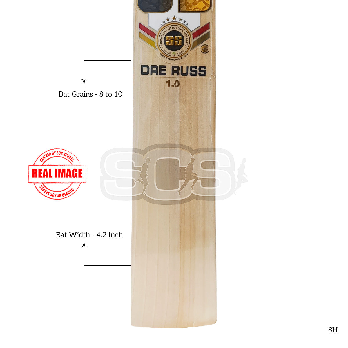 SS Dre Russ 1.0 English Willow Cricket Bat