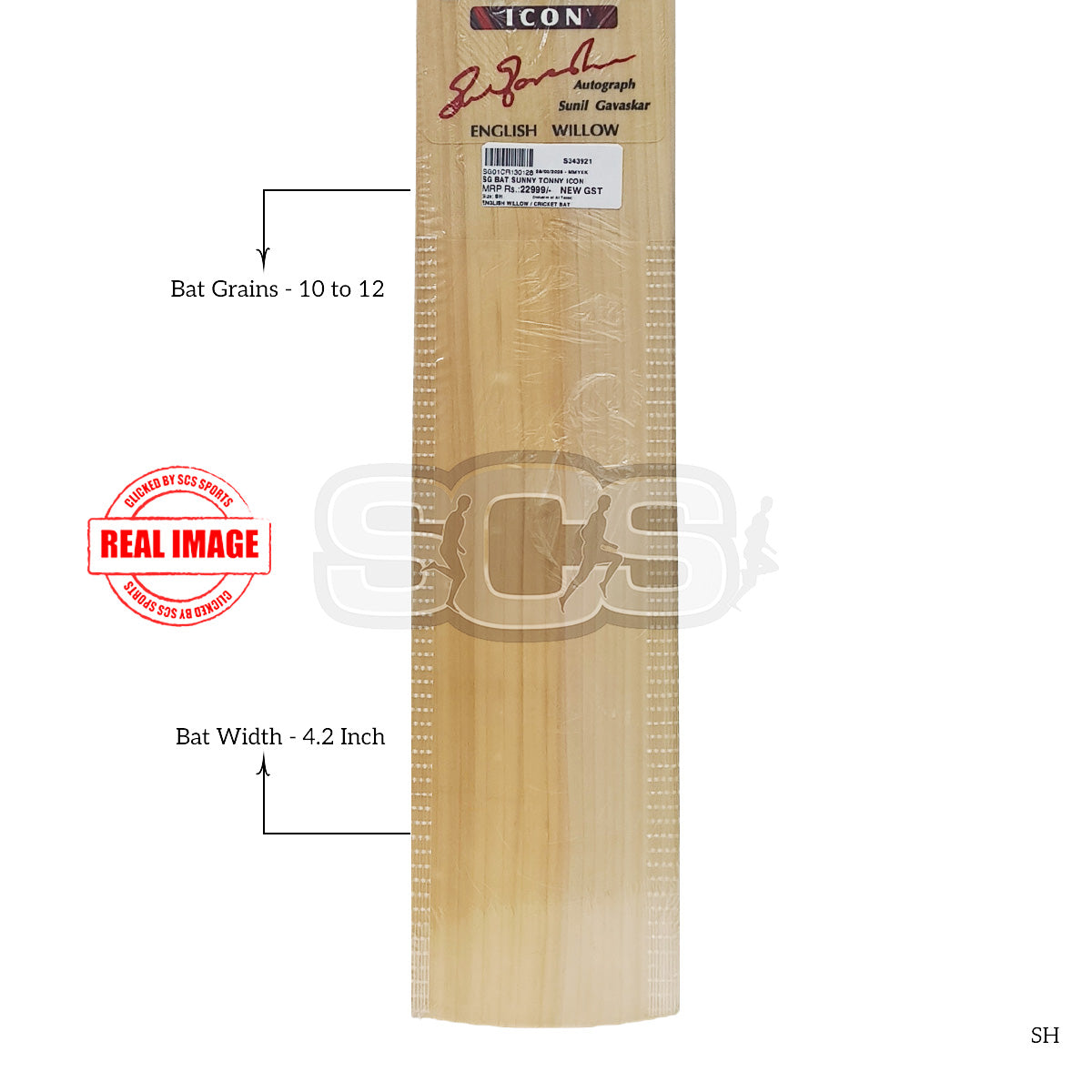 SG Sunny Tonny Icon English Willow Cricket Bat