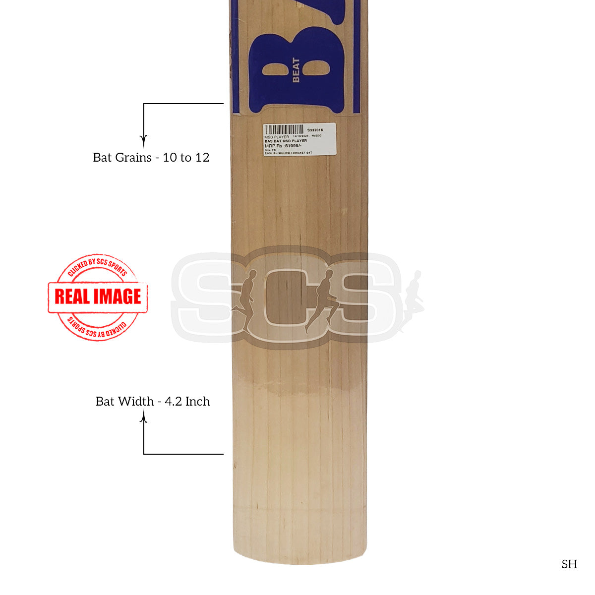 BAS Msd Player English Willow Cricket Bat