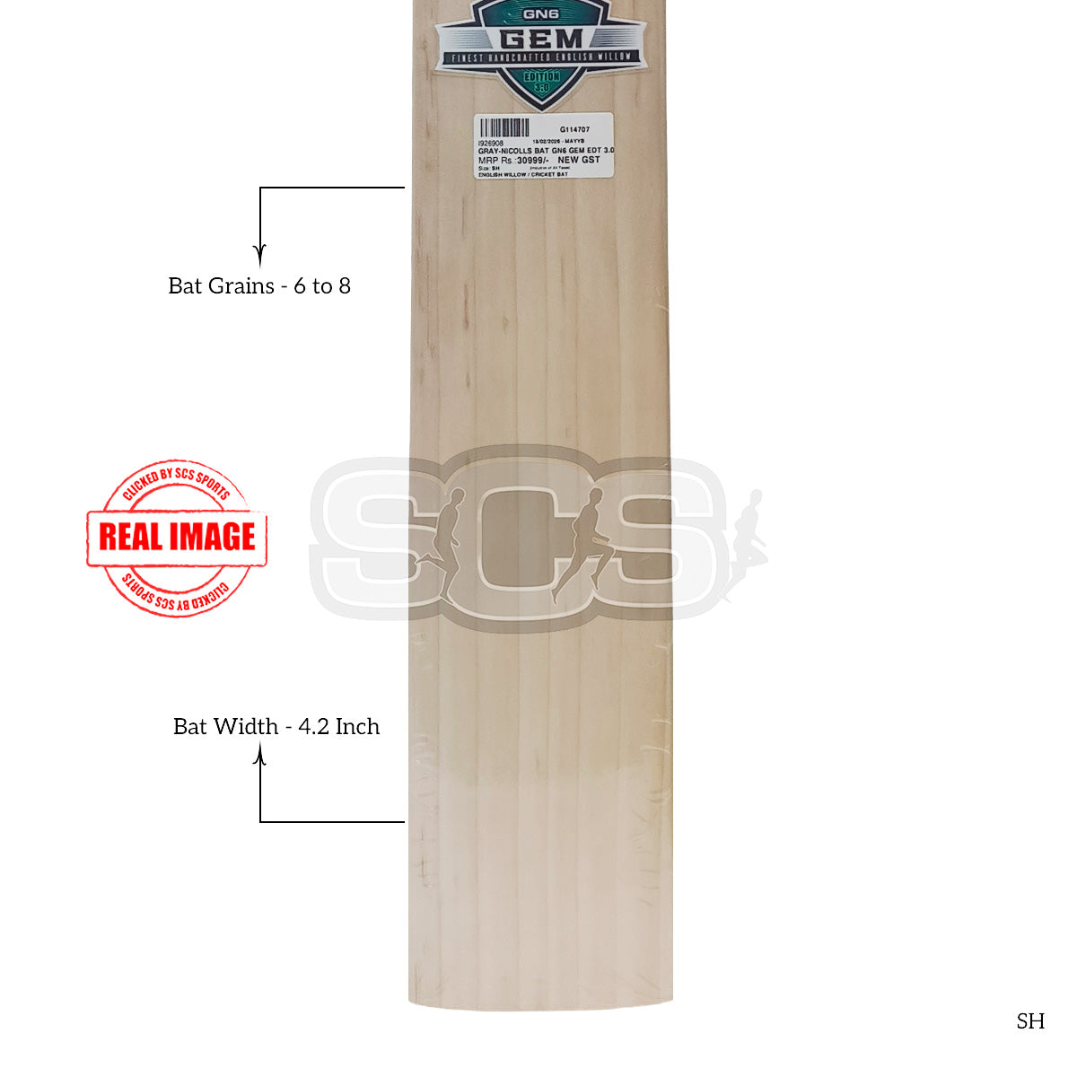 Gray Nicolls GN6 GEM English Willow Cricket Bat