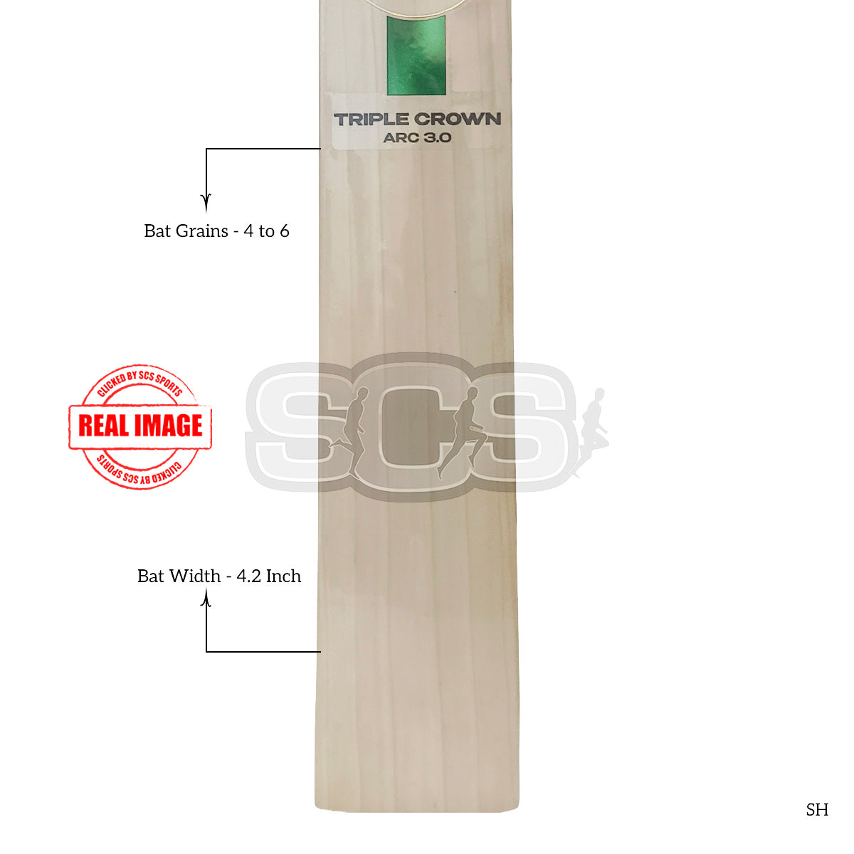 SG Triple Crown Arc 3.0 English willow Cricket Bat