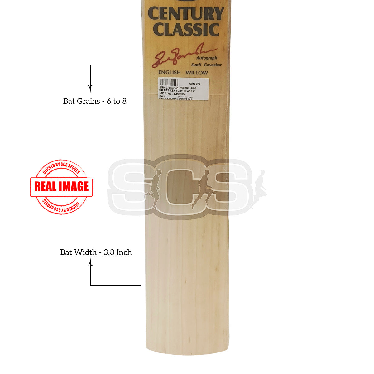 SG Century Classic English Willow Cricket Bat