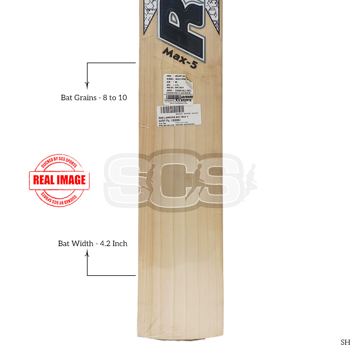 RNS Larsons Max 5 English Willow Cricket Bat
