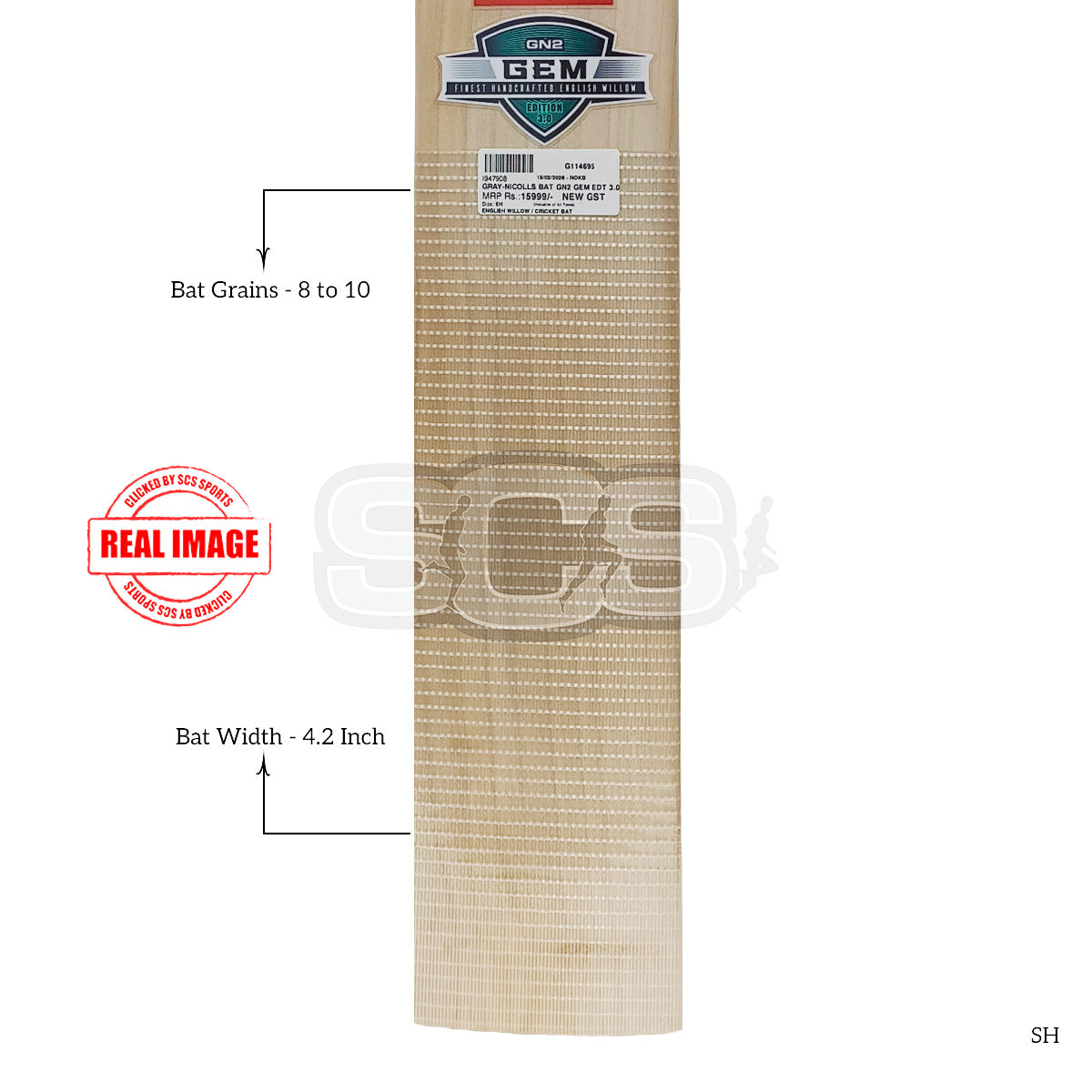 Gray-Nicolls GN2 Gem English Willow Cricket Bat