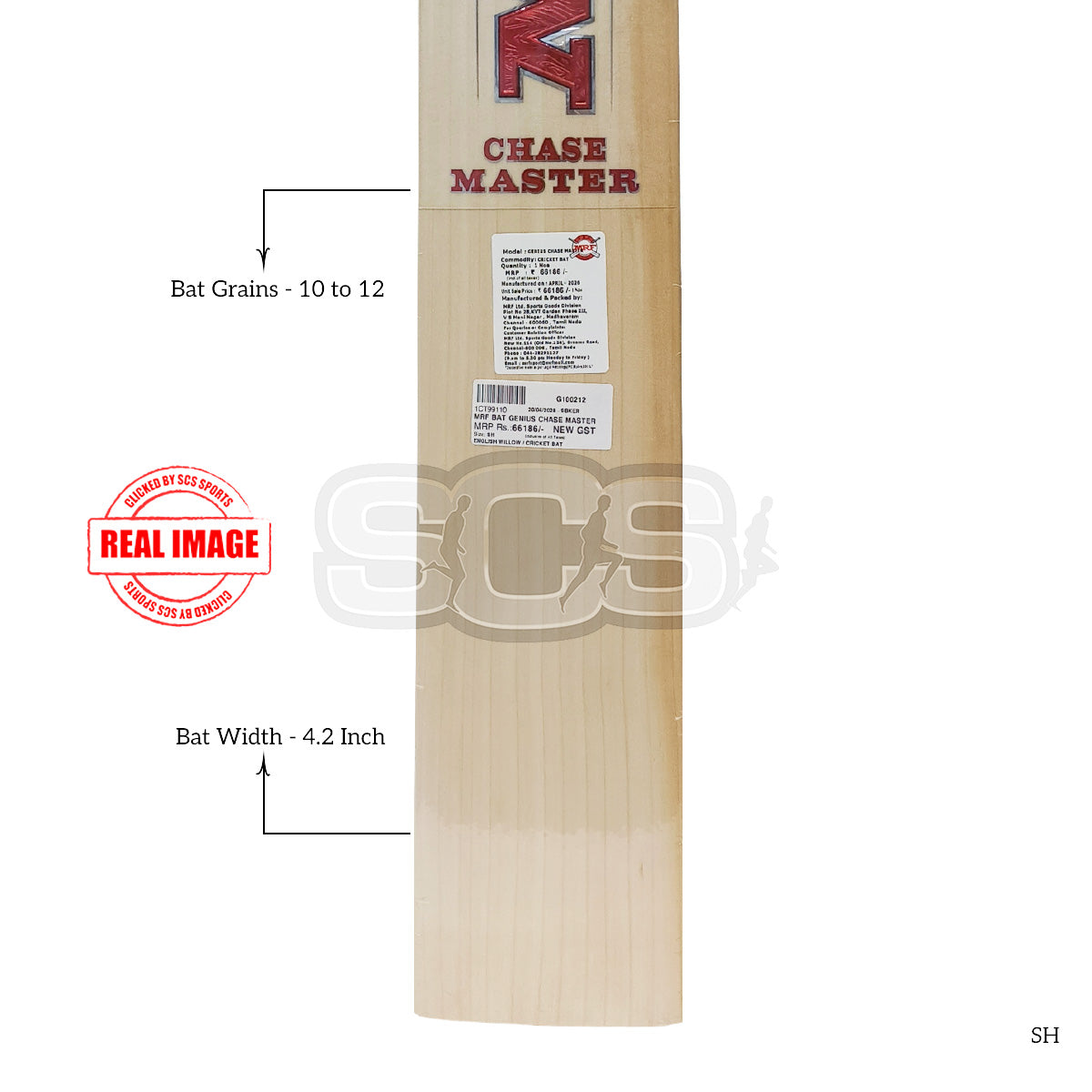 MRF Genius Chase Master English Willow Cricket Bat