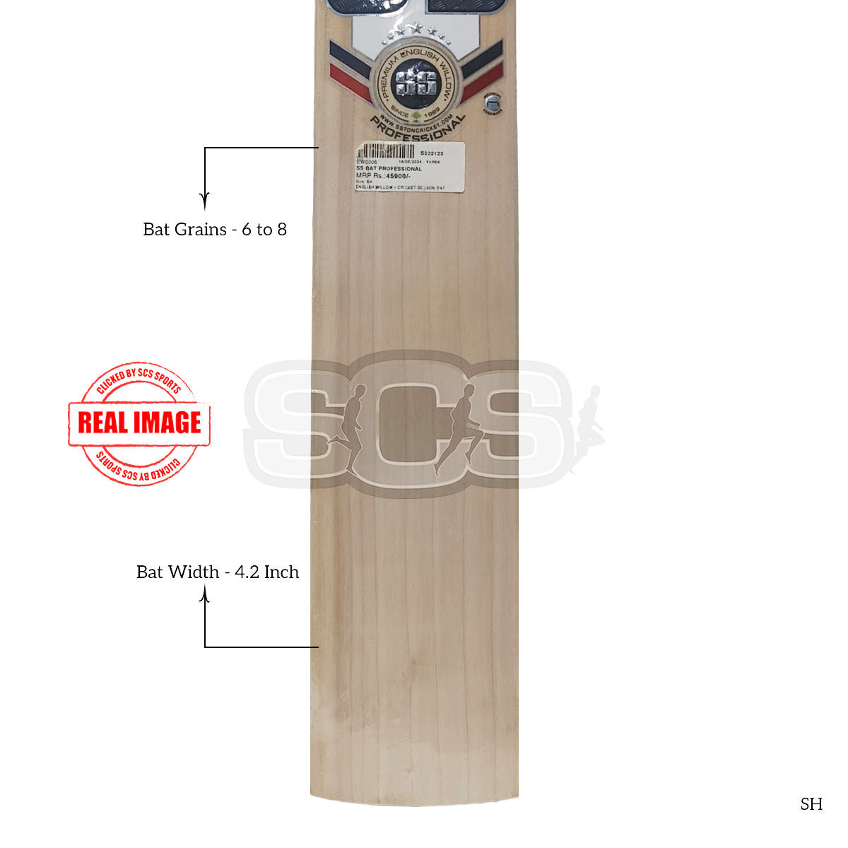 SS Professional English Willow Cricket Bat