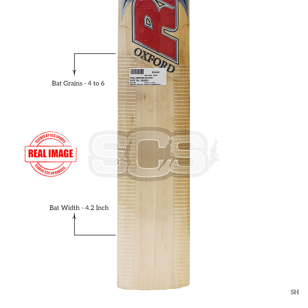 RNS Larsons Oxford English Willow Cricket Bat
