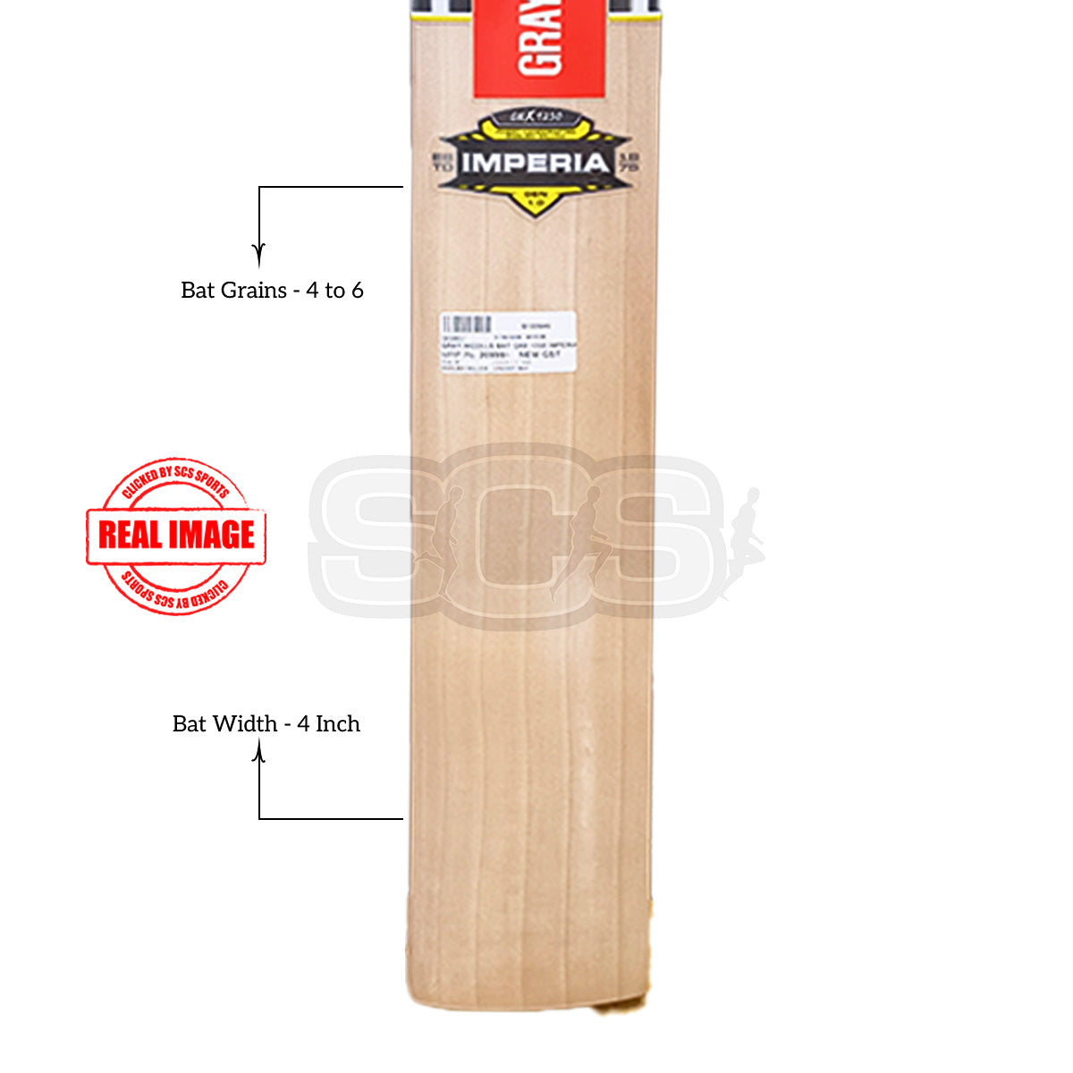 Gray-Nicolls GNX 1250 Imperia English Willow Cricket Bat (Harrow)