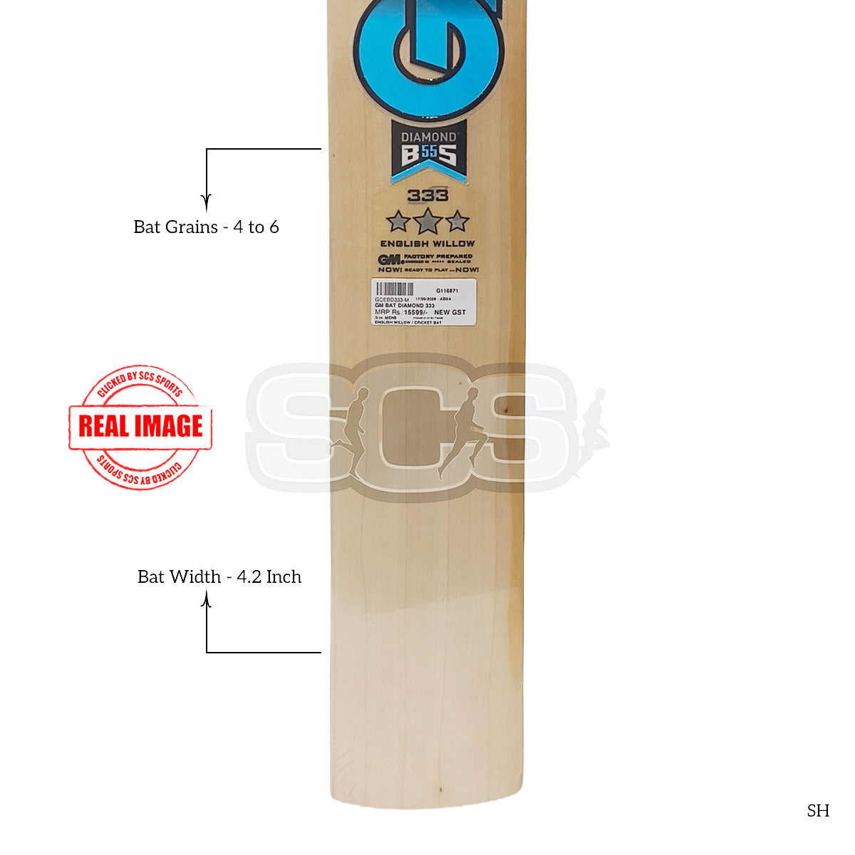 GM Diamond 333  English Willow Cricket Bat