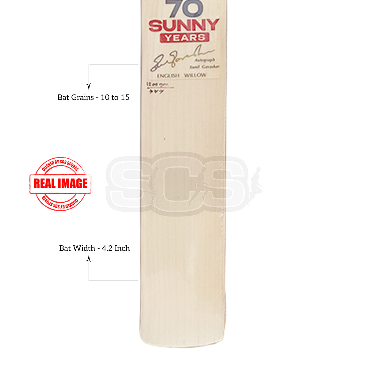 SG 70 Sunny Years English Willow Cricket Bat