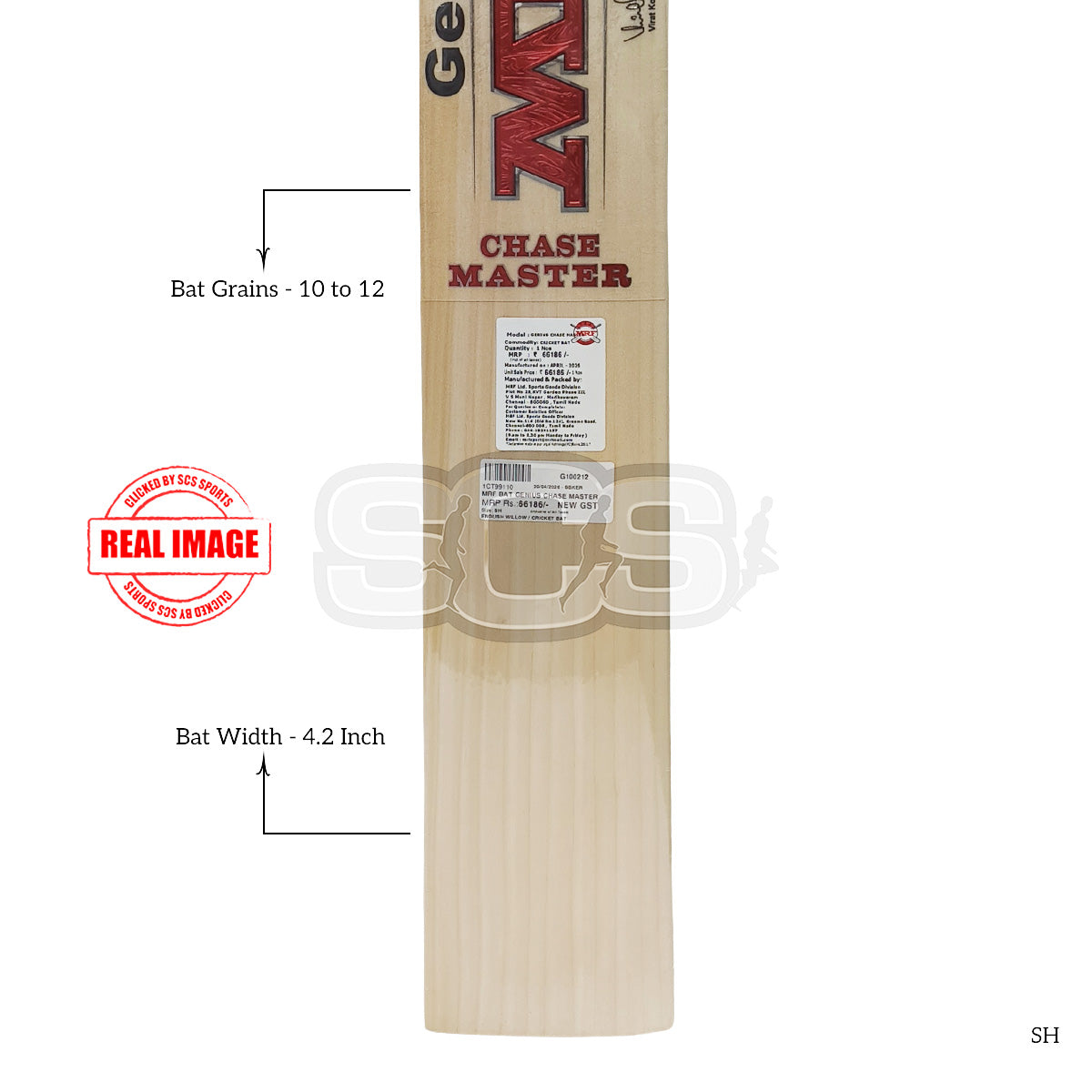 MRF Genius Chase Master English Willow Cricket Bat