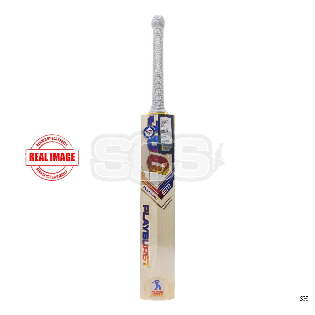EM PlayBurst English Willow Cricket Bat
