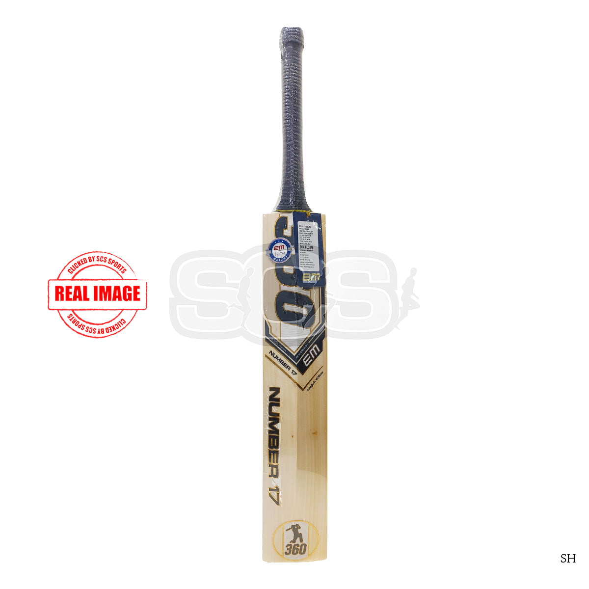 EM 360 Number 17 English Willow Cricket Bat
