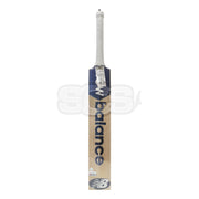 Cricket bat with 'New Balance' branding on a white background