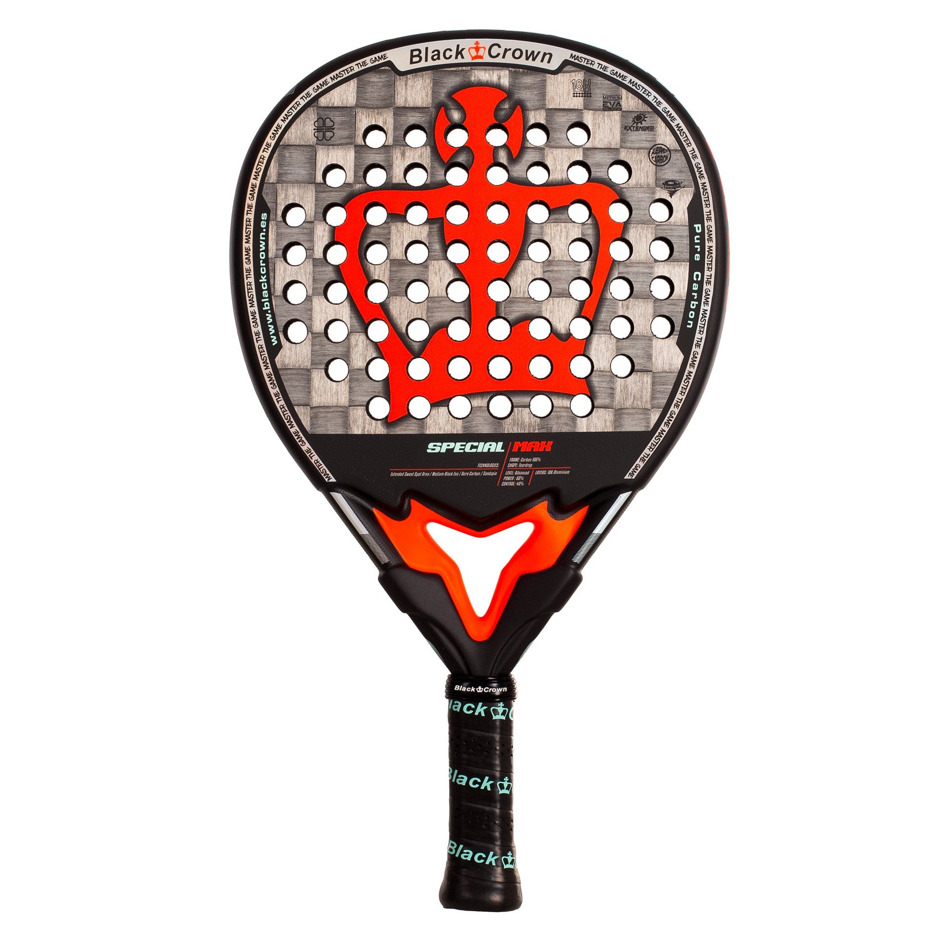 Black Crown Special Max Padel Racket