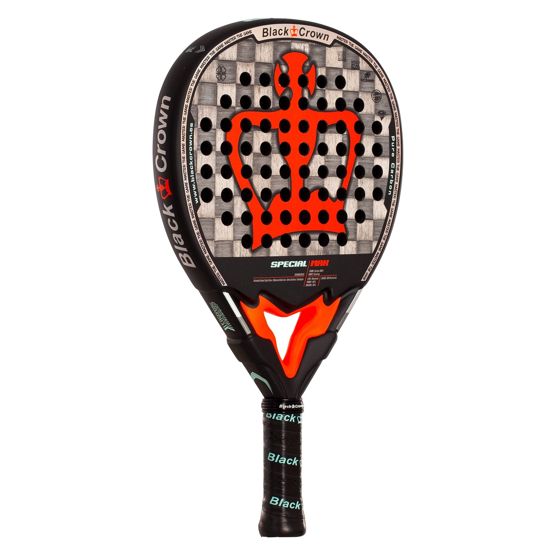 Black Crown Special Max Padel Racket