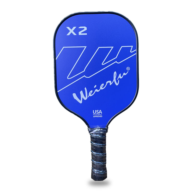 Load image into Gallery viewer, Weierfu Graphite Face Gold Pickleball Paddle Set
