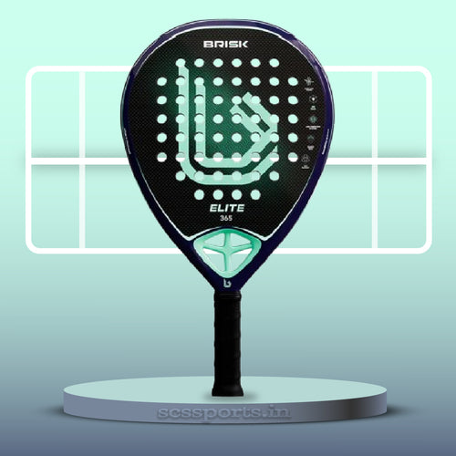 Brisk Elite 365 Gms Padel Racquet (Designed in Spain)
