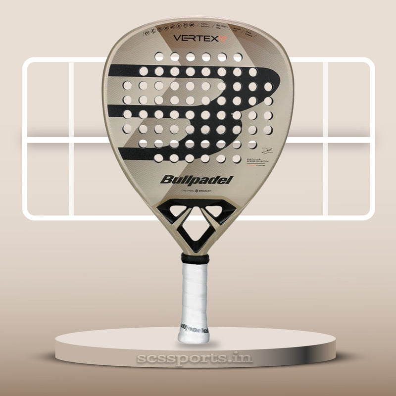 Load image into Gallery viewer, Bullpadel Vertex 04 W 25 Padel Racket with padel court background
