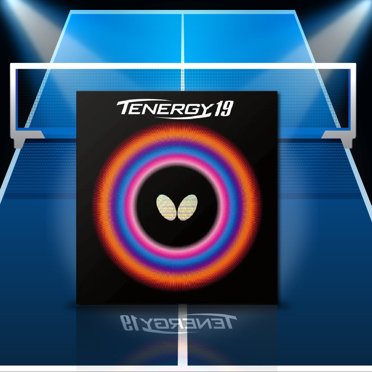 Butterfly Tenergy 19 Table Tennis Rubber (Black)