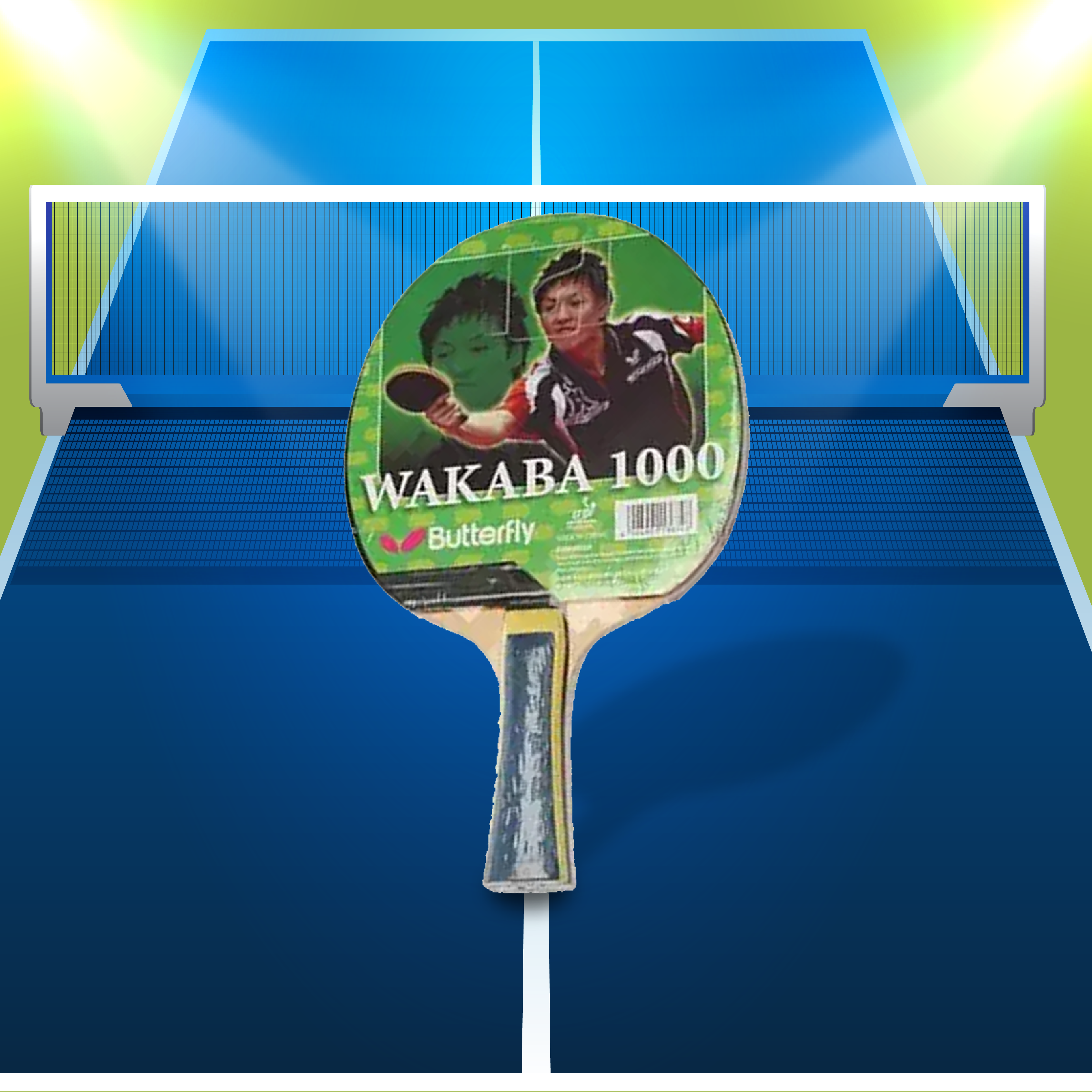 Butterfly Wakaba 1000 Table Tennis Bat