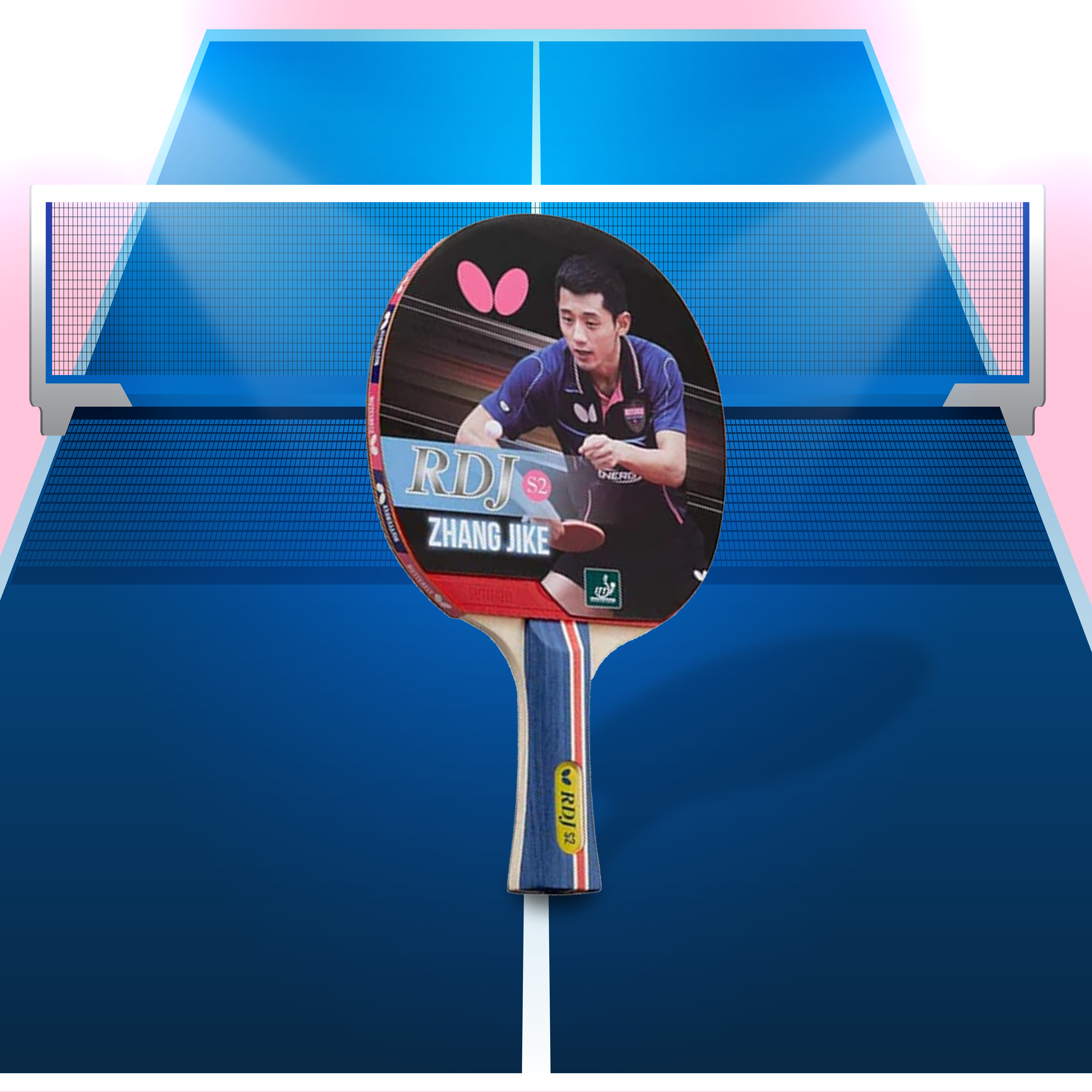 Butterfly Zhang Jike Rdj S2 Table tennis bat