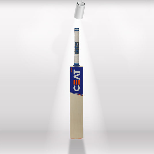 Ceat Hitman Player Edition English Willow Cricket Bat flashd front view