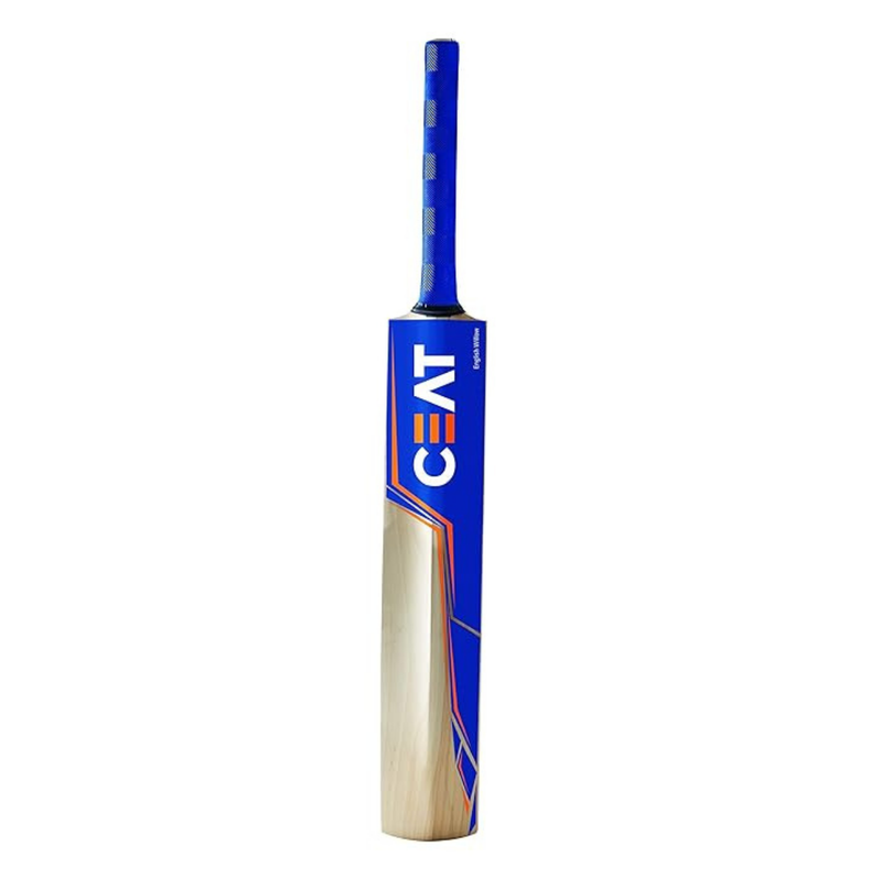 Load image into Gallery viewer, Ceat Grip Master Jr English Willow Cricket Bat Backside photo
