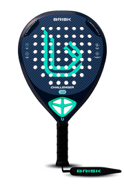 Brisk Challenger 360 Gms Padel Racquet (Designed in Spain)