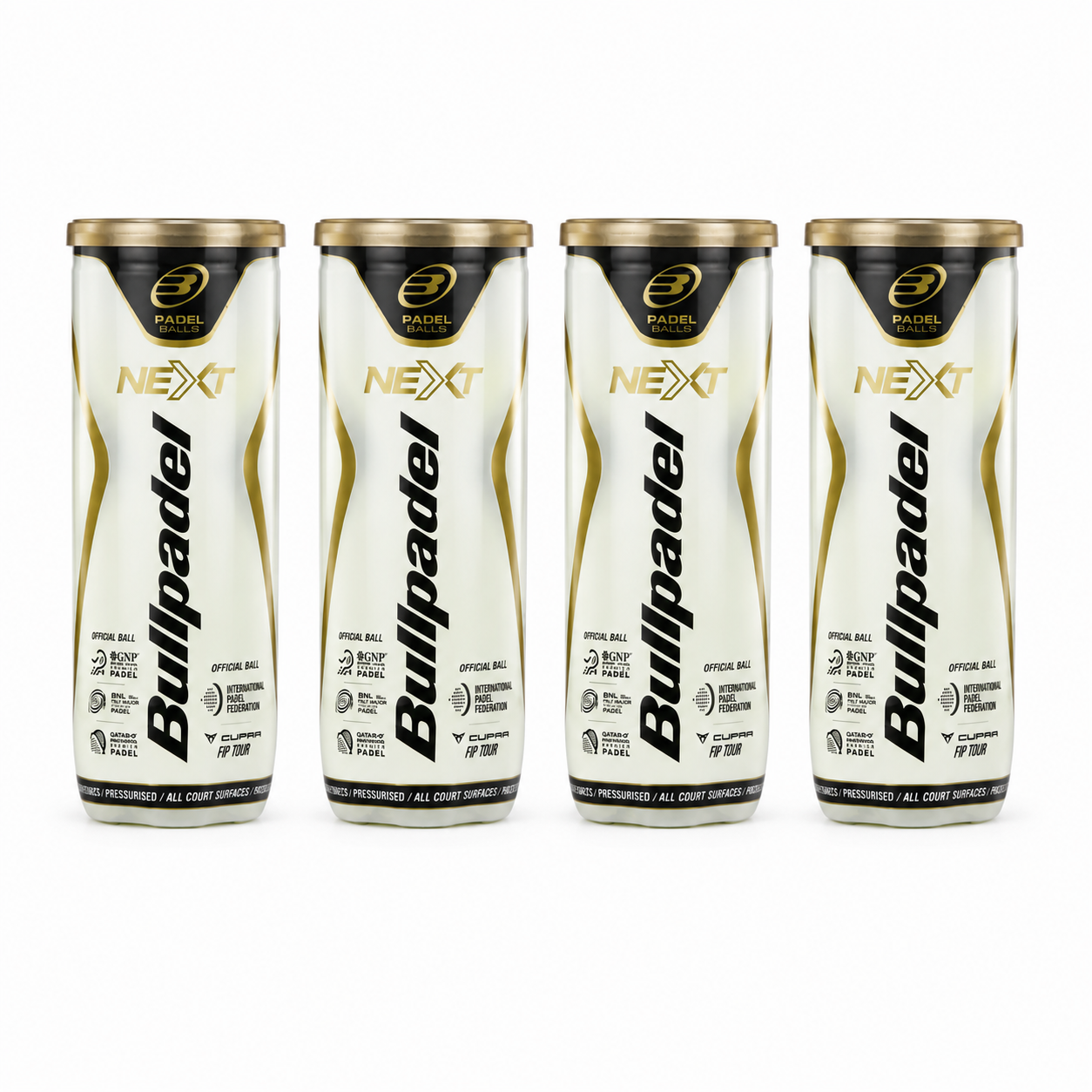 Bullpadel Fip Next Padel Ball (Pack of 3)