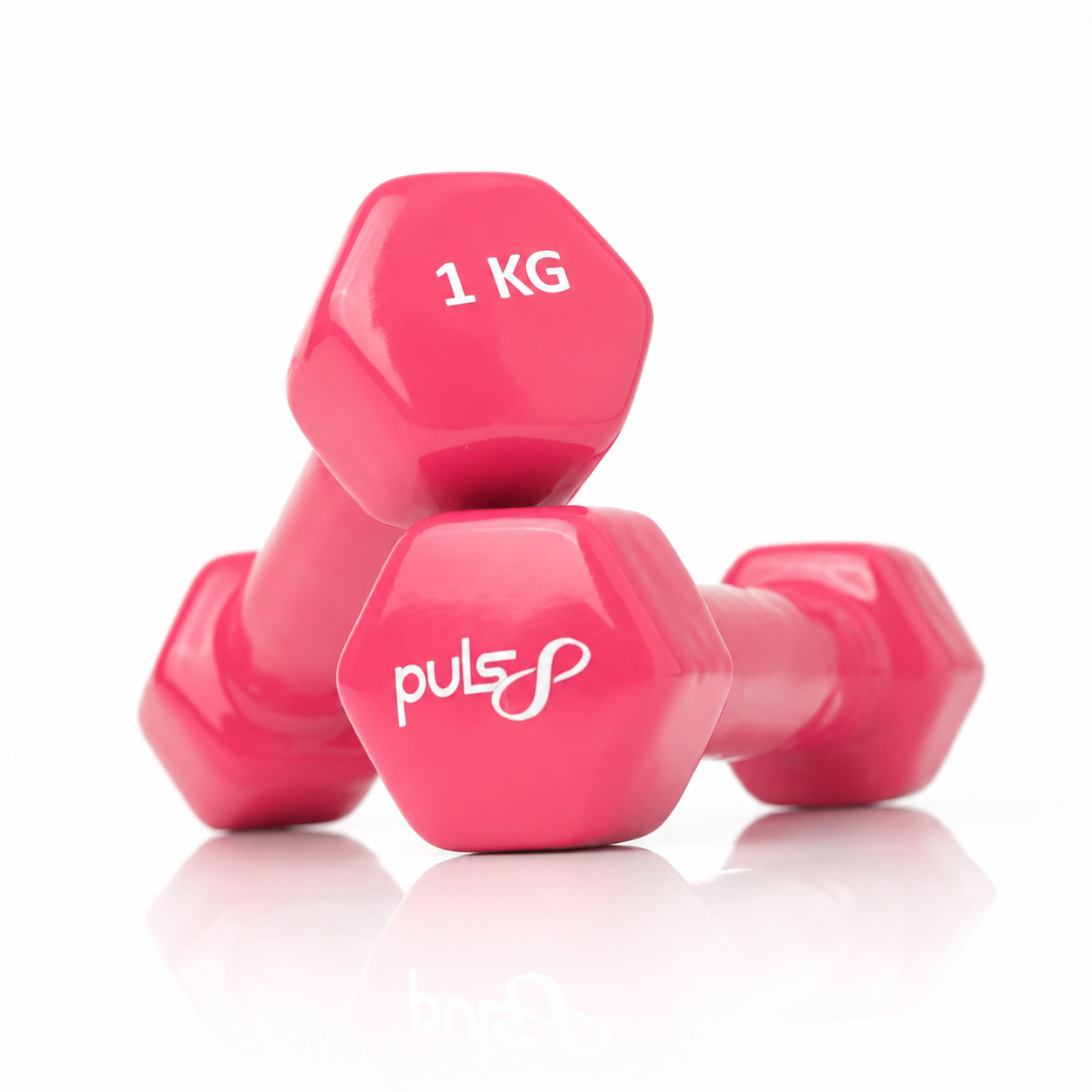 Puls8 Vinyl Hex Dumbbell (Single Dumbbell)
