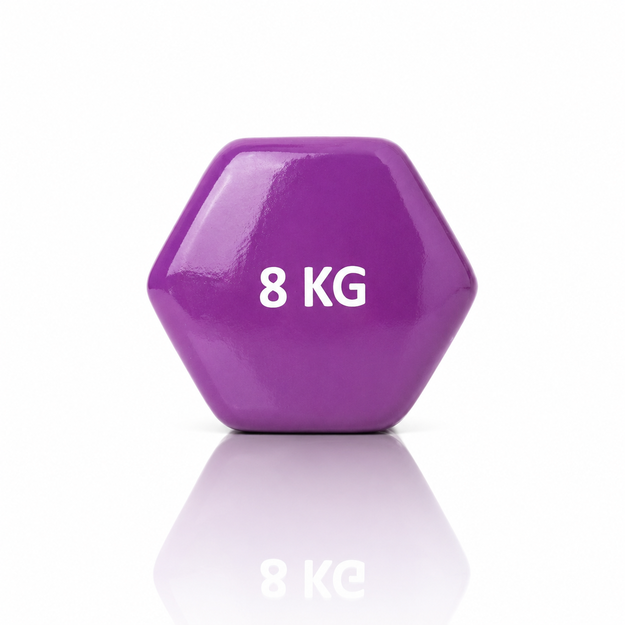 Puls8 Vinyl Hex Dumbbell (Single Dumbbell)