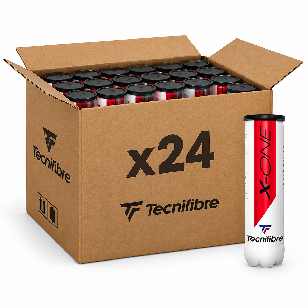 Tecnifibre X-One Tennis Ball (Pack of 4 Balls)