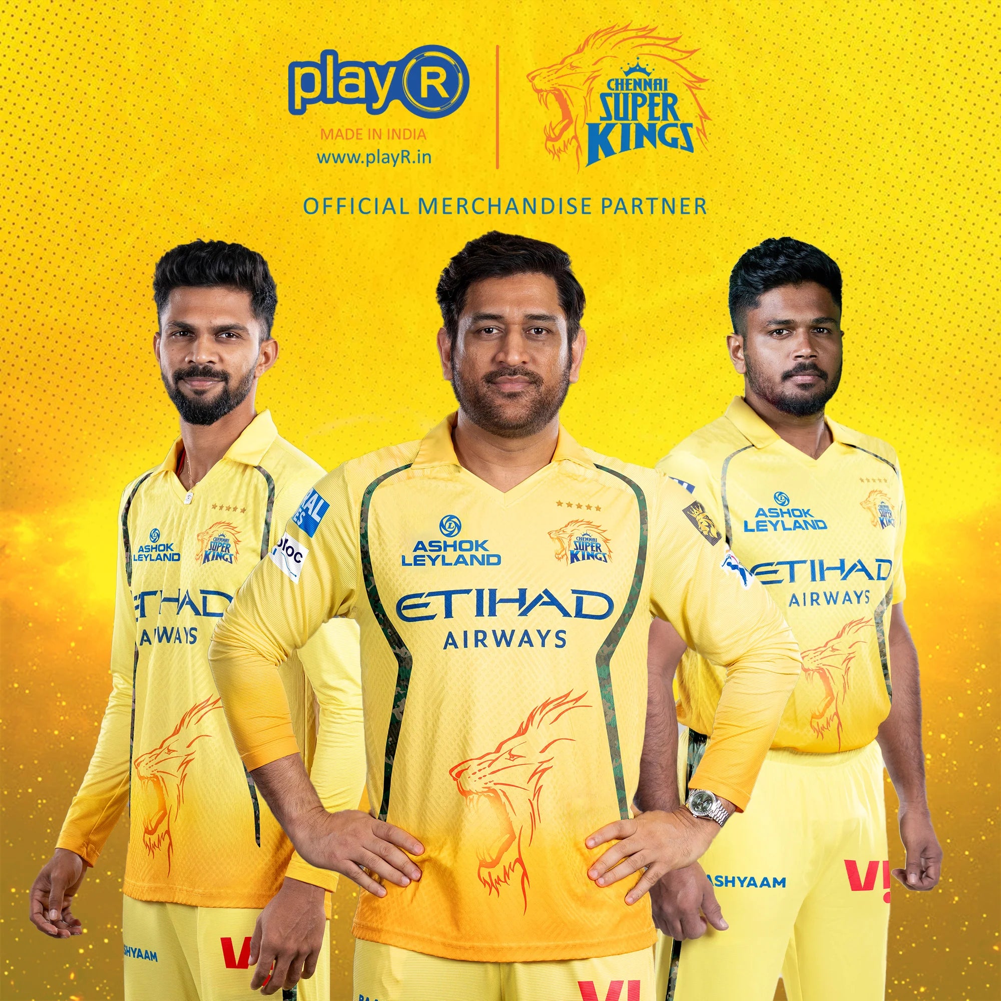 CSK Match Jersey 2026 Dhoni 7 Cricket Apparel