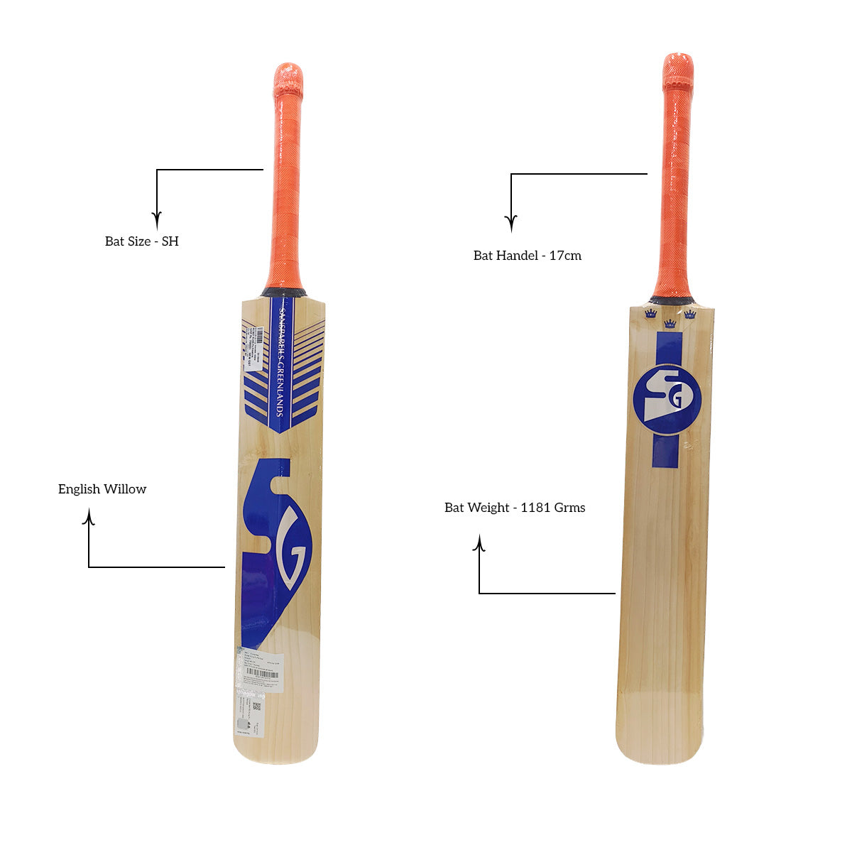 SG Kung Fu Pandya English Willow Cricket Bat