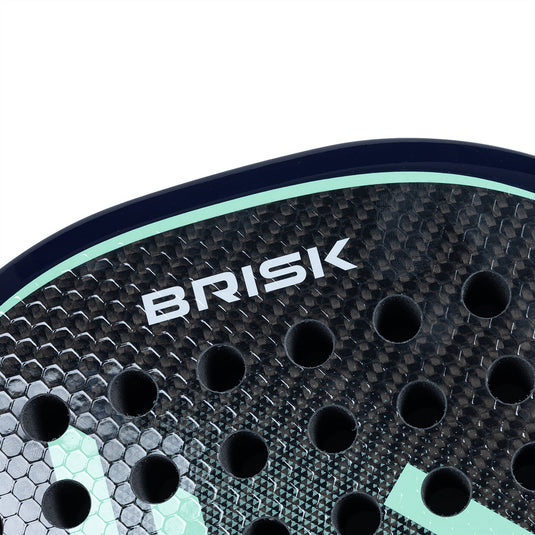 Brisk Elite 365 Gms Padel Racquet (Designed in Spain) top view