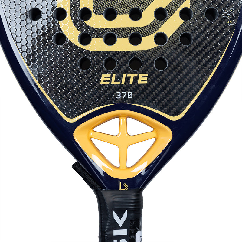 Load image into Gallery viewer, Brisk Elite 370 Gms Padel Racquet (Designed in Spain) handel grip
