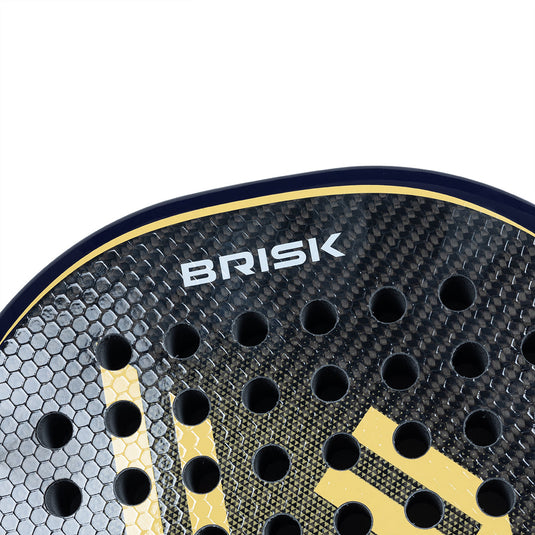 Brisk Elite 370 Gms Padel Racquet (Designed in Spain) top view