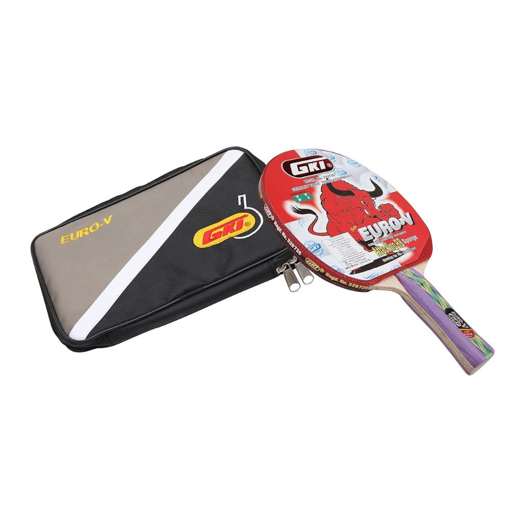 GKI Euro V Table Tennis Bat with Cover
