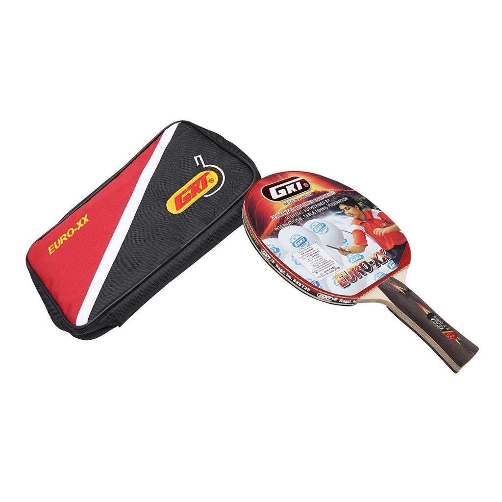 GKI Euro XX Table Tennis Bat with Cover