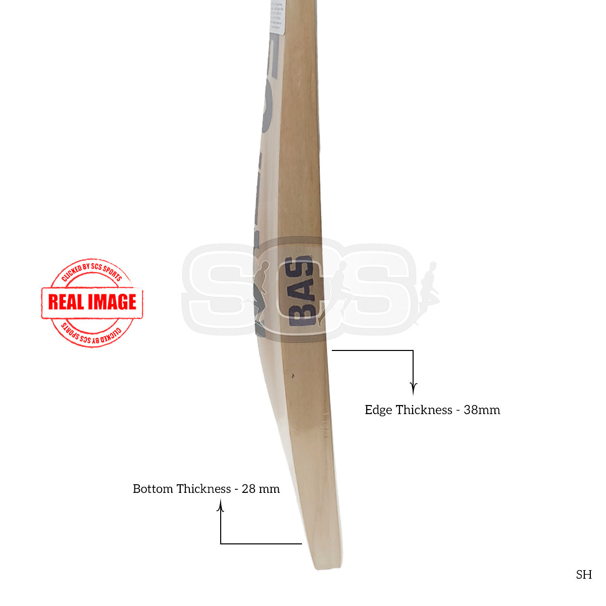 BAS MSD Retro English Willow Cricket Bat