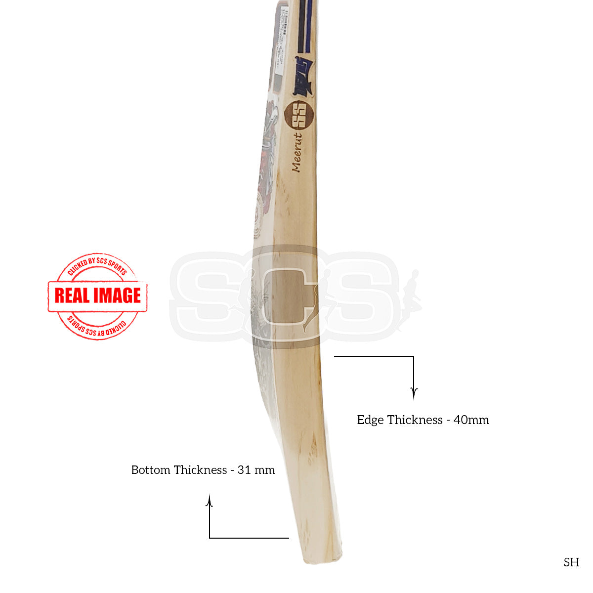 SS Devils Blue English Willow Cricket Bat