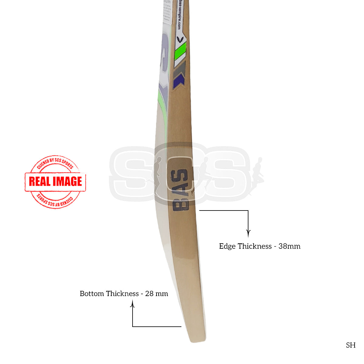BAS Vampire Club English Willow Cricket Bat