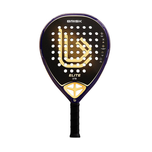 Brisk Elite 370 Gms Padel Racquet (Designed in Spain)