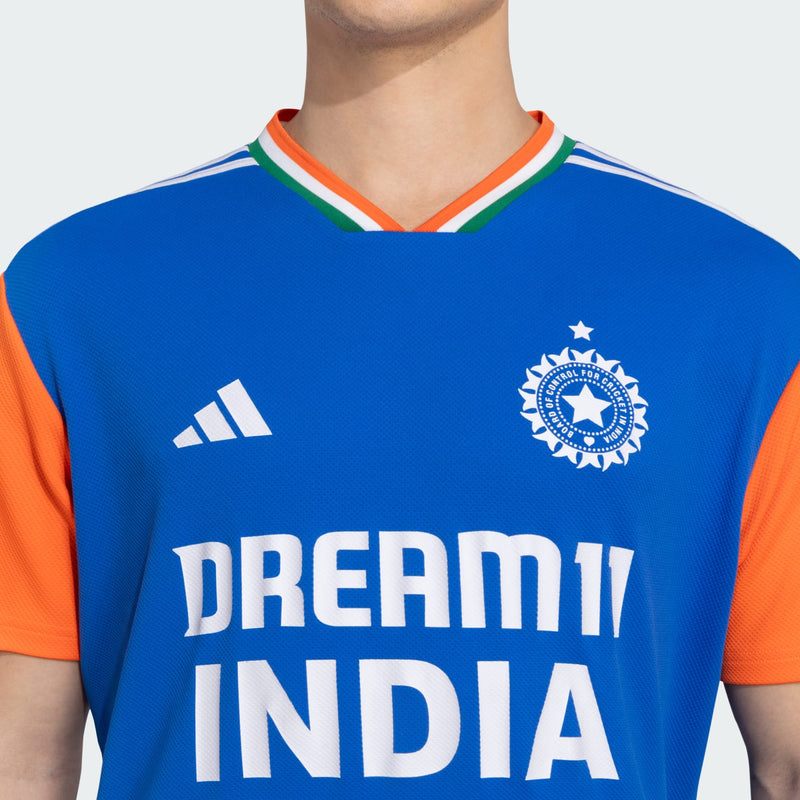 Load image into Gallery viewer, Adidas T20WC India Fan Jersey Cricket Apparel
