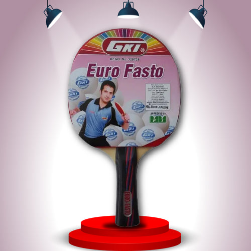 GKI Euro Fasto Table Tennis Bat with Cover