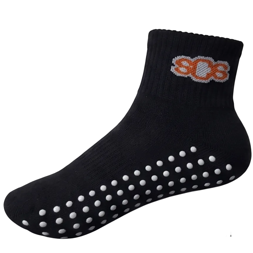 SCS Full Terry Quarter Grip Running Socks