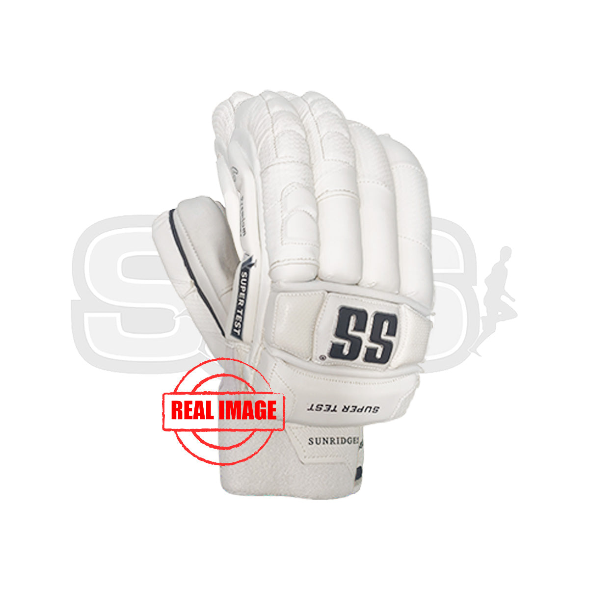 SS Super Test White Batting Gloves