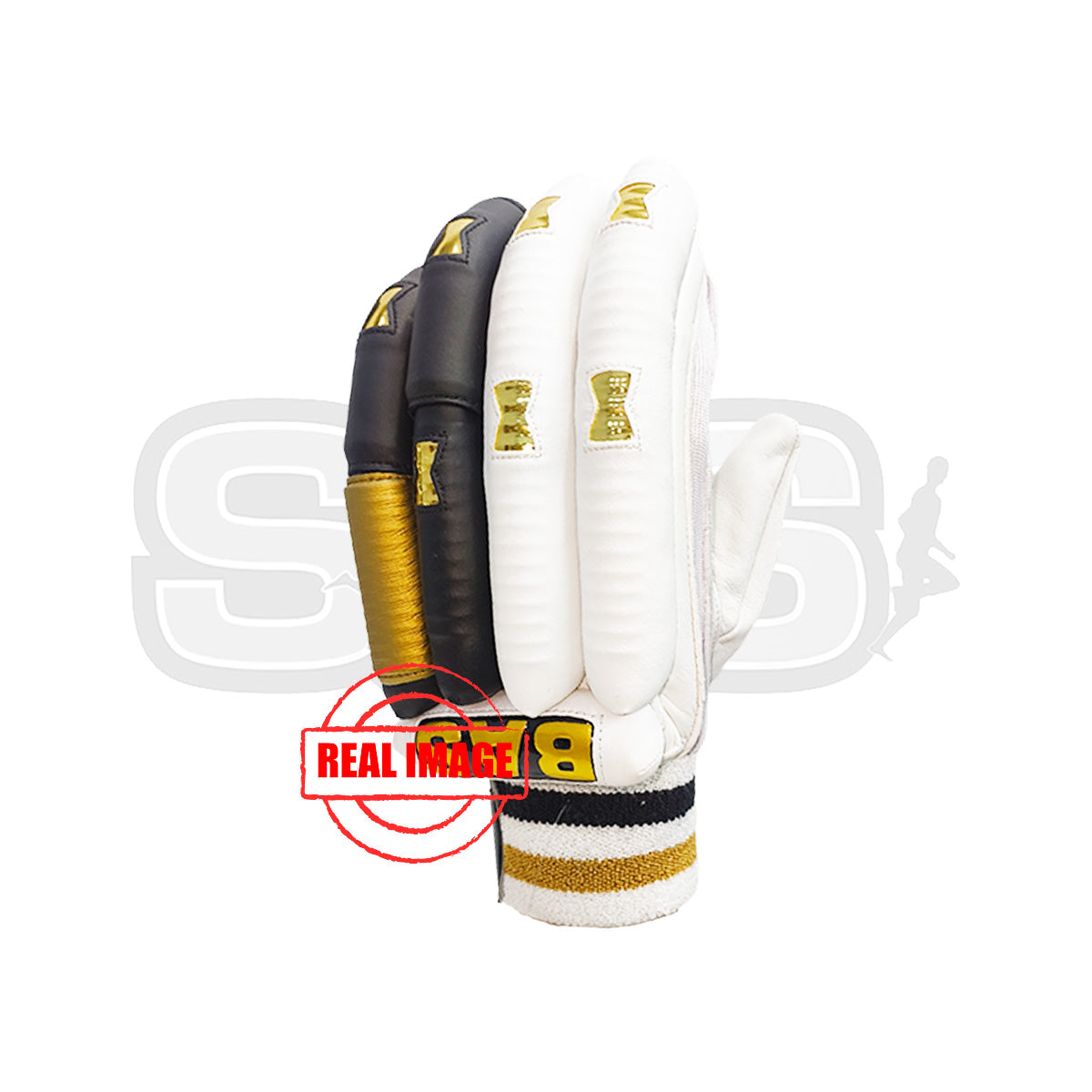 BAS Vampire Players Gold EDT Cricket Batting Gloves