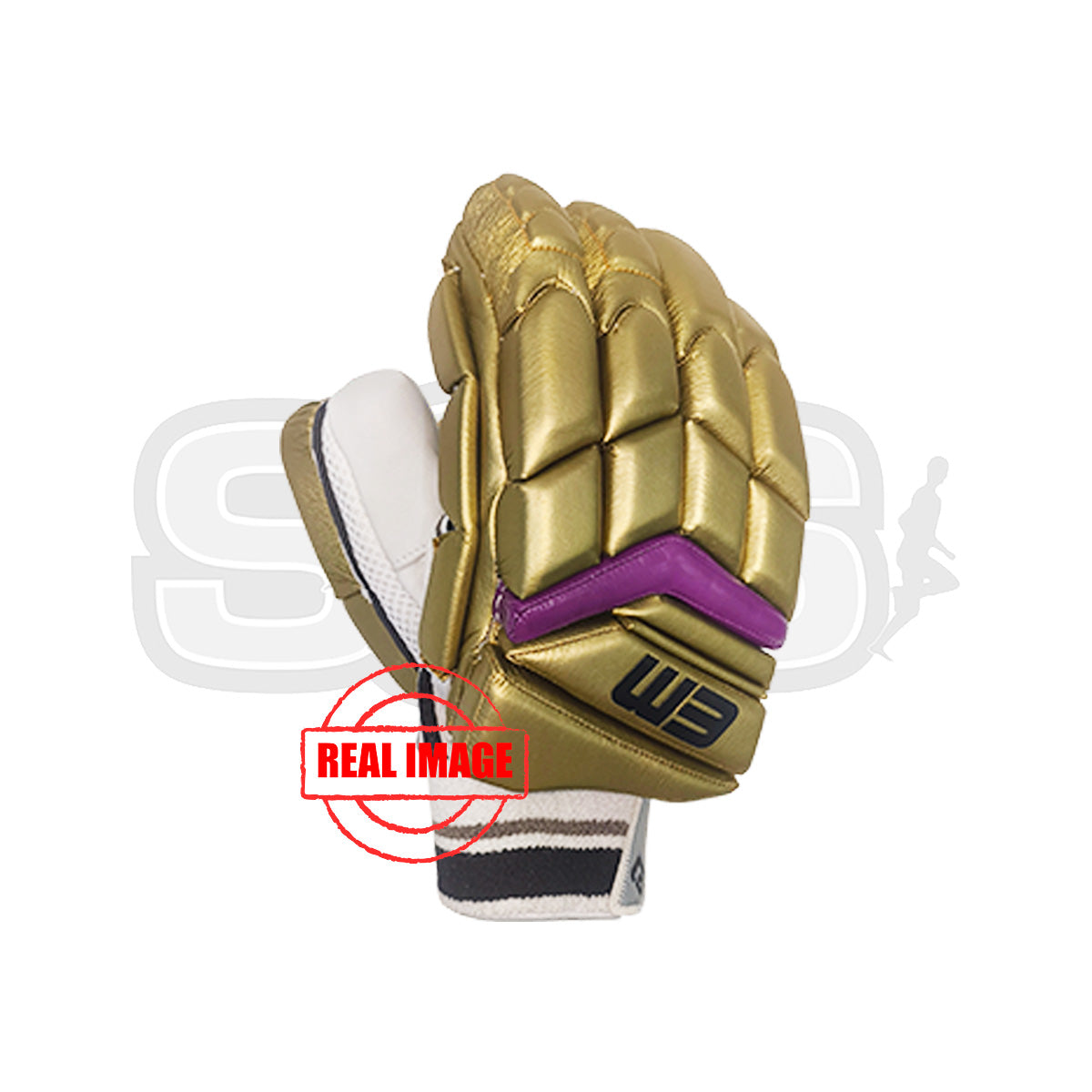 EM IPL KKR Cricket Batting Gloves
